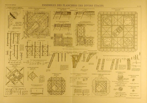 埃菲尔铁塔设计图纸