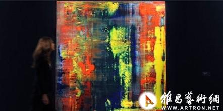 "格哈德·里希特(gerhard richter)的《抽象画作(abstraktes bild》