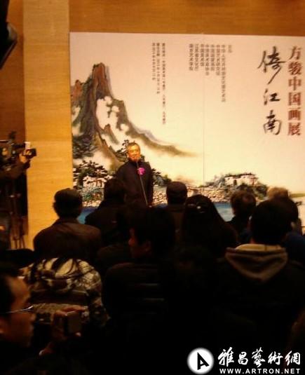方骏个展《倚江南》今日在中国美术馆开幕