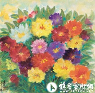 []嘉德香港春拍林风眠《花卉》264.5万港币落槌