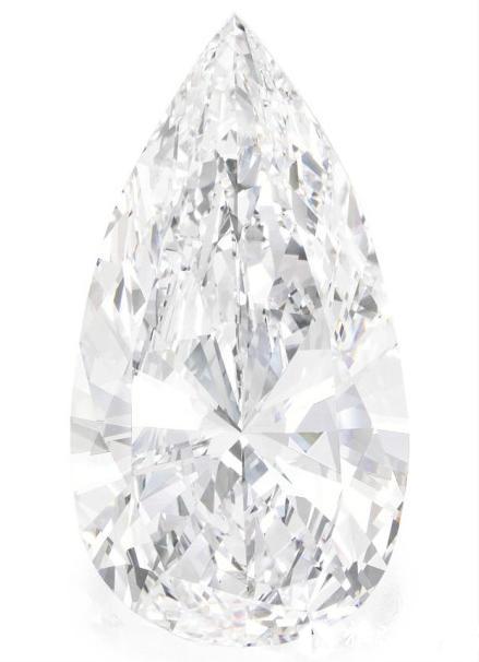 74.79克拉梨形钻石