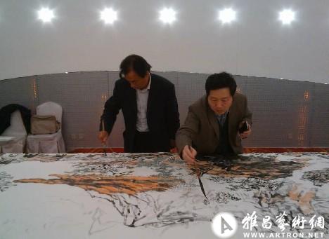 为雅安地震募捐 中国美术家在行动