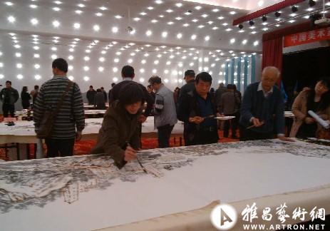 中国美术家协会心系四川雅安赈灾笔会在京举行
