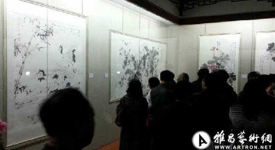 扬州八怪纪念馆建馆二十周年，康宁书画艺术展开幕