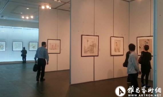 陈谷长中国画作品展在上海陆俨少研究院开幕