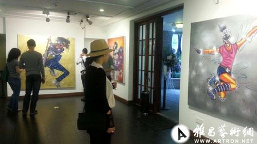 罗丹2013上海油画展在龙门雅集开幕