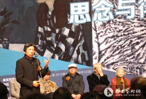 “詹鸿昌、陈行画展——思念与徘徊”在中国美术馆举办