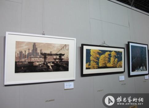 孙银生“光影彩墨”风景画作品展在中国电影博物馆开幕