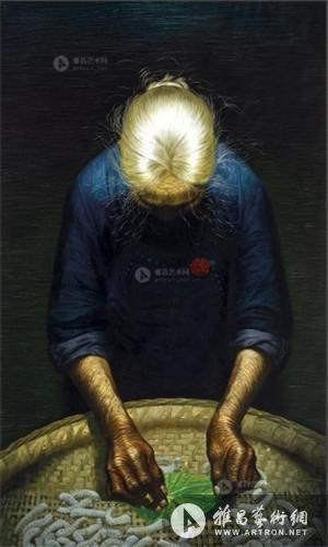 香港佳士得亚洲二十世纪及当代艺术 罗中立《春蚕》4300万港元落槌