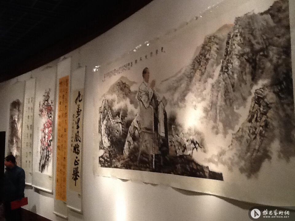 ＂纪念毛泽东诞辰120周年全国书画展＂于中华世纪坛开幕