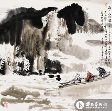 此次画展展出的是我省著名画家彭耘,胡晓幸,孙建东,王首麟,王中龄