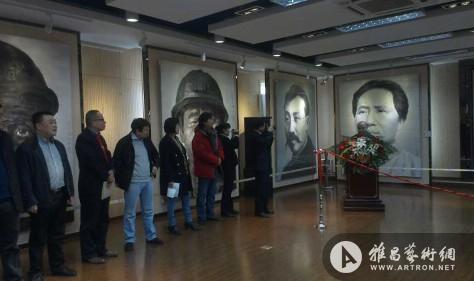 徐唯辛油画艺术"众生的肖像"在济南蓝天美术馆开幕