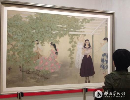 何家英大型个展在海南省博物馆开幕