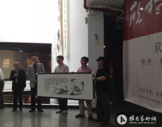《欣于所遇——祝帅、阴澍雨书画作品展》在深圳大学美术馆开幕