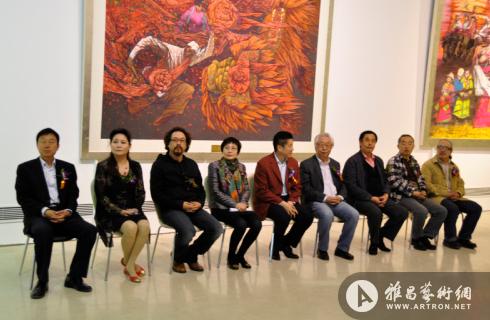 《能量•托娅重彩画展》在北京798国际艺术区悦•美术馆隆重开幕