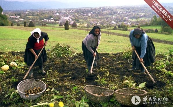 罗马尼亚中部的传统农耕生活