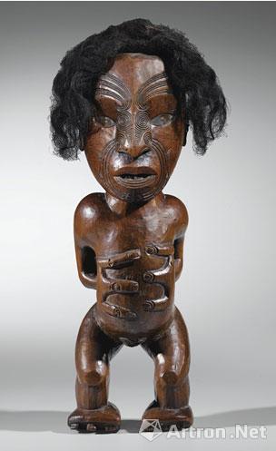 罕见新西兰毛利人雕像9月16日上拍巴黎蘇富比