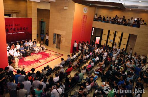 马万国中国画作品展在中国美术馆举办