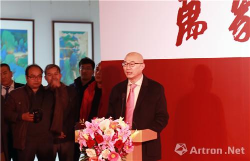 中国国家画院国展美术中心副总裁姚向阳致辞