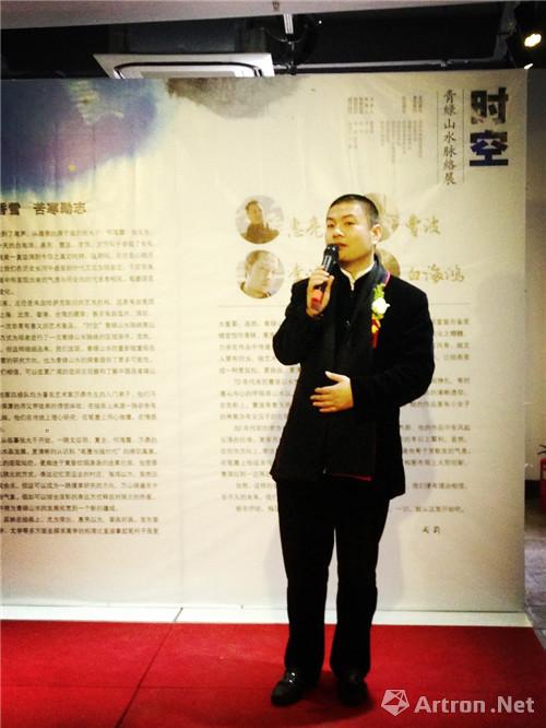 锦业集团董事长、陕西省收藏协会副会长戴慧敏先生讲述锦业美术职责在于为藏家提供好的作品和服务