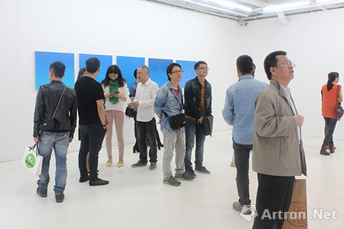 参展艺术家韩建宇,黄一山,广州美术学院教授(艺术家)范勃,邓箭今,陈海