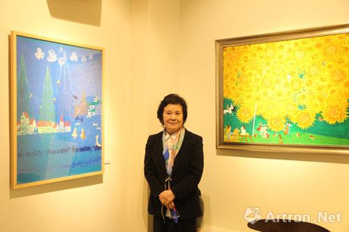 韩国艺术家全明子“极光系列”  展示爱与积极的能量