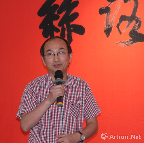 刘灿铭教授希望以此为契机增进与陕西书法界朋友们的交流