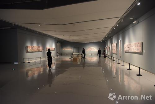 敦煌壁画复制品公益巡展11月19日于山东美术馆展出