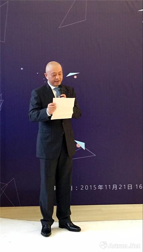 上海松江工业投资发展有限公司总经理李蒙达在开幕式上发言
