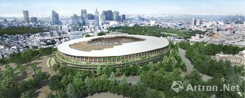 日本公布2020奥运会主会场两项设计图 均大量使用木结构