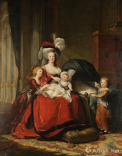 《玛丽．安托瓦内特王后和她的孩子》