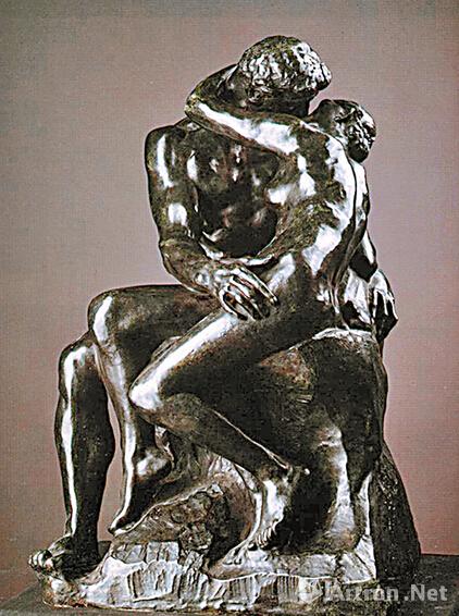 罗丹铜雕作品《吻》220万欧成交 翻新罗丹身后最高成交纪录 ()