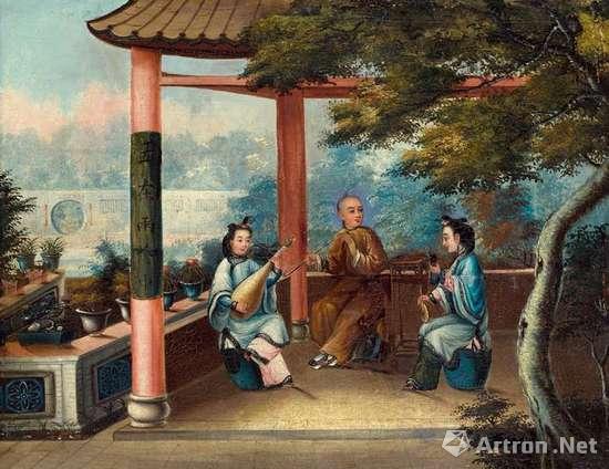 华辰2016春拍推出清代老油画 探索中国油画的发迹