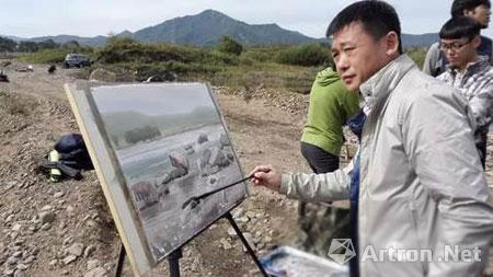 塞外水色—孟宪德北方水彩风景画欣赏(写生作品)