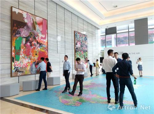 中海云商艺术季“在云端”成都中海国际中心当代艺术展揭幕